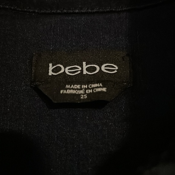 Bebe denim jumpsuit - Picture 3 of 4